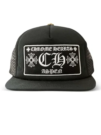 Chrome Hearts Aspen Exclusivee Trucker Cap In Black