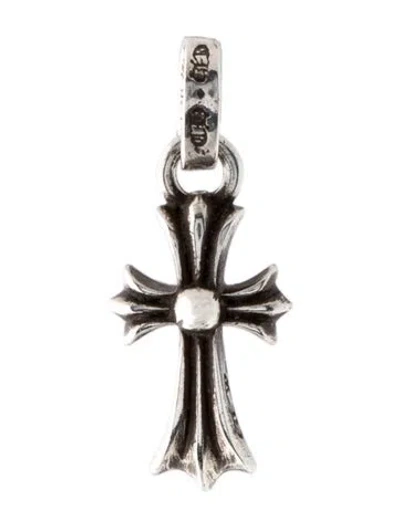 Pre-owned Chrome Hearts Baby Fat Cross Single Drop Earring In Multi