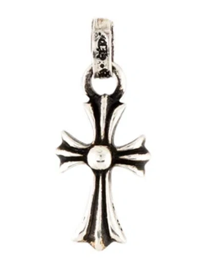 Pre-owned Chrome Hearts Baby Fat Cross Single Drop Earring In Multicolor