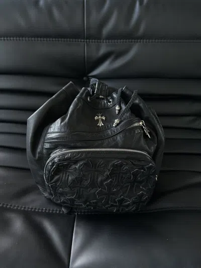 Pre-owned Chrome Hearts Backpack In Black