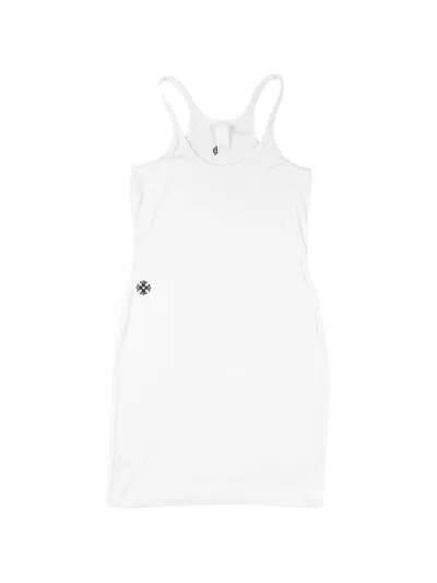 Chrome Hearts Bad Seed Logo-embroidered Ribbed Tank Top In White