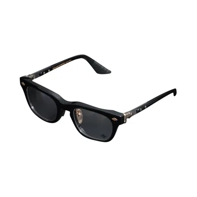 Pre-owned Chrome Hearts Baggins A Glasses 'black/18k Gold Plated' | Men's Size Onesize