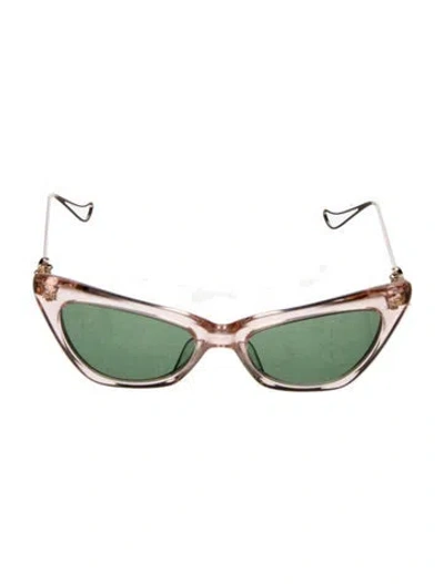 Pre-owned Chrome Hearts Bailey Girl Cat-eye Sunglasses In Pink