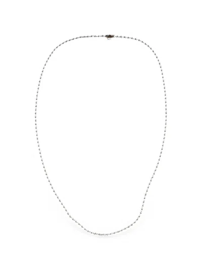 Chrome Hearts Ball-chain Necklace In Metallic