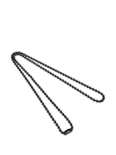 Chrome Hearts Ball-chain Necklace In Black