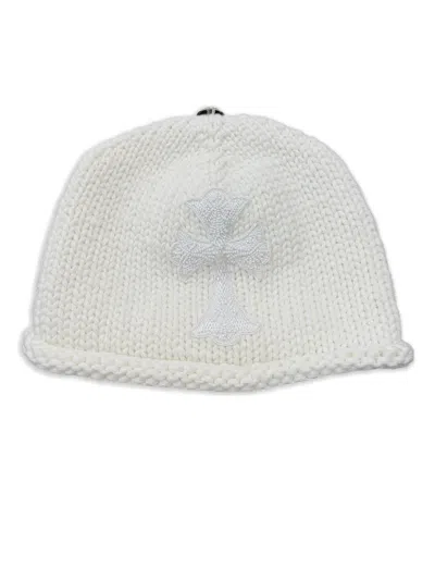 Chrome Hearts Beaded Cross Beanie Hat In Brown
