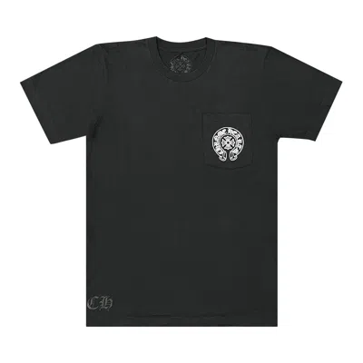 Pre-owned Chrome Hearts Beijing Exclusive Horseshoe Logo Pocket T-shirt 'black'