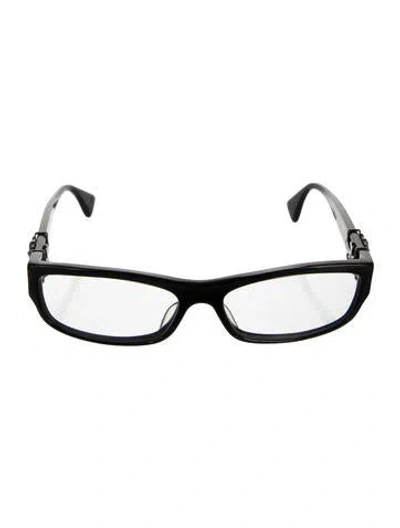 Pre-owned Chrome Hearts Below Me Square Eyeglasses In Black