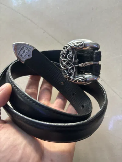 Pre-owned Chrome Hearts Belt In Black