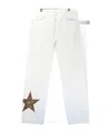 Chrome Hearts Belt Loop Casual Pants In White