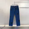 Chrome Hearts Belt Loop Jeans In Blue