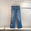 Chrome Hearts Belt Loop Jeans In Blue