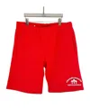 Chrome Hearts Belt Loop Shorts In Red