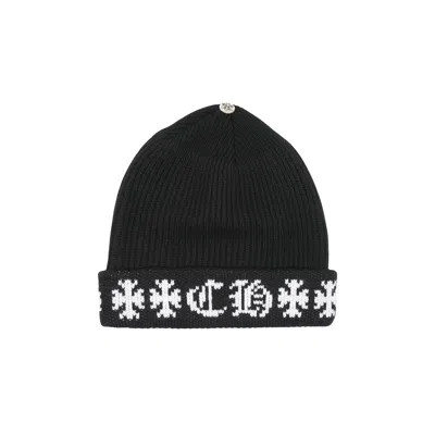 Pre-owned Chrome Hearts Big Daddy Cashmere Beanie 'black' | Men's Size Onesize