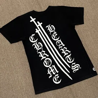 Pre-owned Chrome Hearts Big Sword Tee In Black