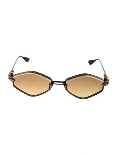 Pre-owned Chrome Hearts Bio Round Sunglasses In Neutrals
