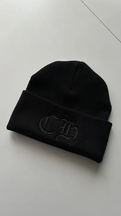 Pre-owned Chrome Hearts Black Beanie