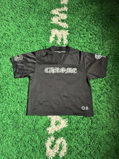 Pre-owned Chrome Hearts Black Mesh Jersey