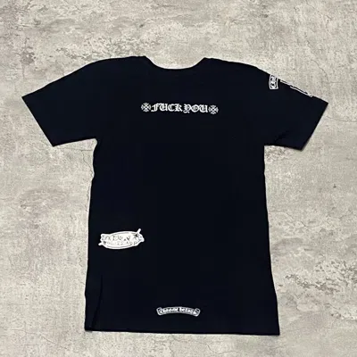 Pre-owned Chrome Hearts Black Pocket T Shirt