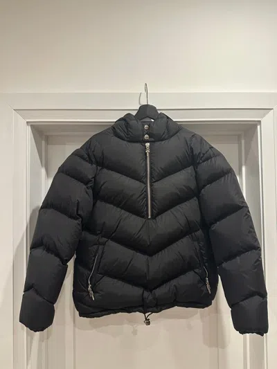 Pre-owned Chrome Hearts Black Puffer Anorak Down Jacket