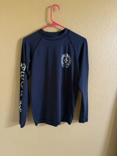 Pre-owned Chrome Hearts Black Rashguard