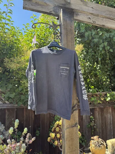 Pre-owned Chrome Hearts Black Vintage Maxfield Los Angeles Longsleeve