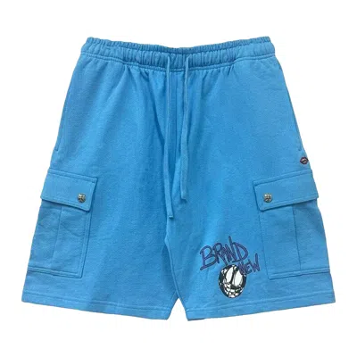 Pre-owned Chrome Hearts Blew Me Matty Boy Sweatshort 'blue'