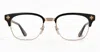 Chrome Hearts Bonennoisseur Ii - Black / Gold Plated Rx Glasses In Gold