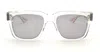 Chrome Hearts Box-officer - Crystal Sunglasses In Transparent
