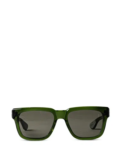 Chrome Hearts Box Officer Squared-frame Sunglasses In Orange