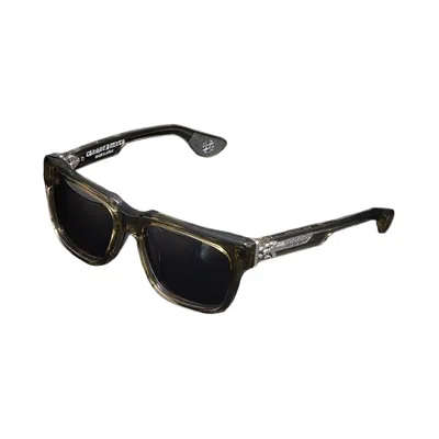 Pre-owned Chrome Hearts Box Officer Sunglasses 'army' | Green | Men's Size Onesize
