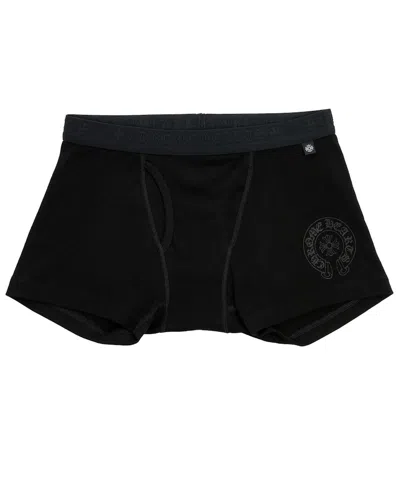 Pre-owned Chrome Hearts Boxer Brief Shorts In Black