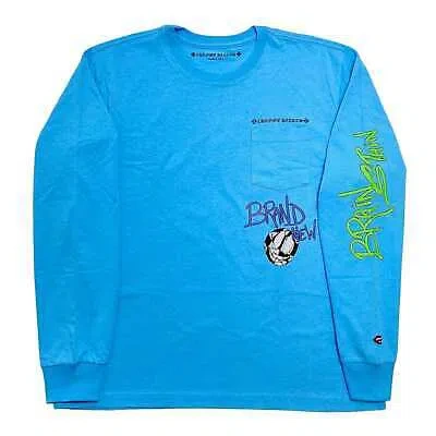 Pre-owned Chrome Hearts Brain Matty Boy Long Sleeve Tee Shirt Blue