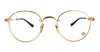 Chrome Hearts Bubba-a - Matte Black - Gold Plated Rx Glasses In Gold