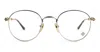 Chrome Hearts Bubba-a - Shiny Silver / Gold Plated Rx Glasses In Gold