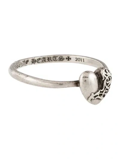 Pre-owned Chrome Hearts Bubblegum Heart Ring In Multicolor
