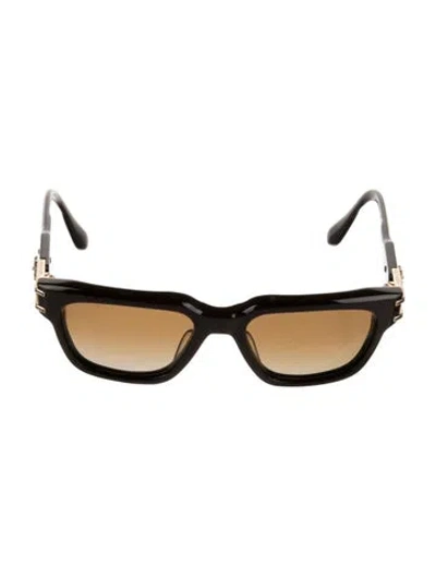 Pre-owned Chrome Hearts Bulge Wayfarer Sunglasses In Brown