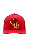 Chrome Hearts Button-detail Panelled Baseball Cap In Brown