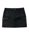 Chrome Hearts Button-lid Pocket Skirt In Black