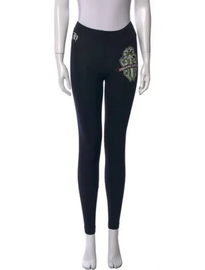 Pre-owned Chrome Hearts Camo Dagger Skinny Leg Pants In Black