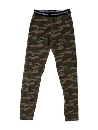 Pre-owned Chrome Hearts Camo Horseshoe Logo Skinny Leg Pants In Green