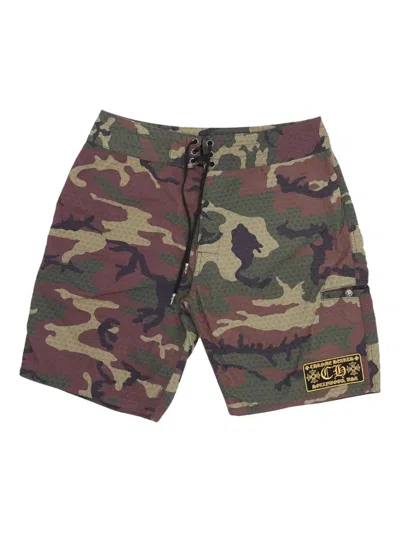Chrome Hearts Camouflage-pattern Swim Shorts In Multi