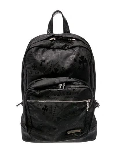 Pre-owned Chrome Hearts Canvas 7th Grade Nylon In Black
