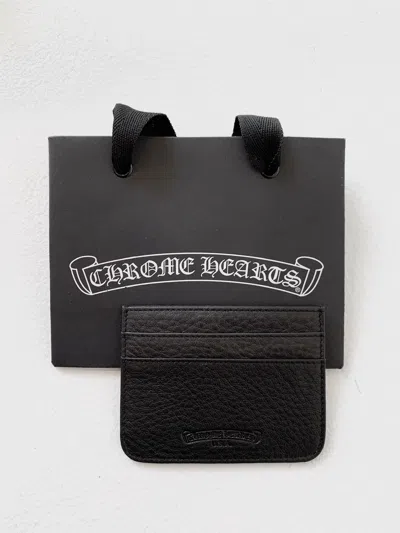 Pre-owned Chrome Hearts Cardholder In Black