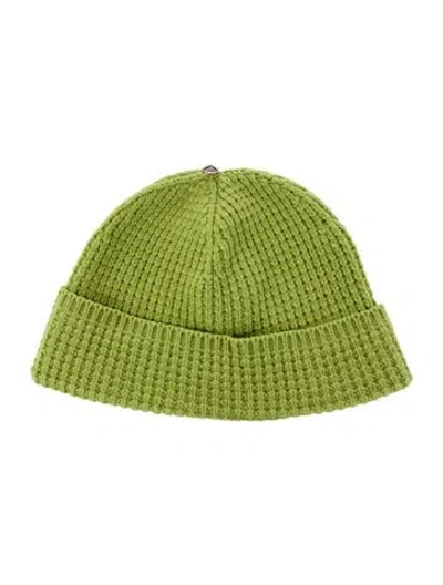 Pre-owned Chrome Hearts Cashmere Beanie In Green