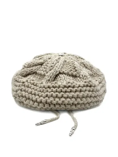 Chrome Hearts Cashmere Beret In Green