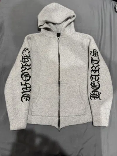 Pre-owned Chrome Hearts Cashmere Hoodie In Grey