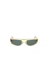 Chrome Hearts Cat's Eye Sunglasses In Gray