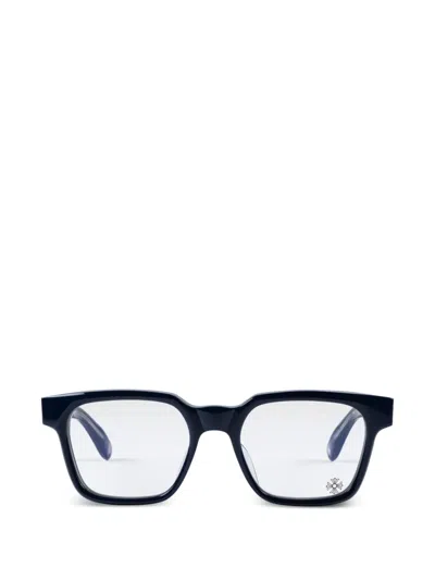 Chrome Hearts Celibussy Rectangle-frame Glasses In Black