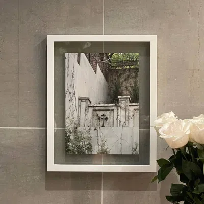 Pre-owned Chrome Hearts Cement Crosses Poster In White